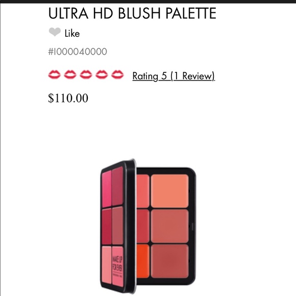 ultra hd blush palette makeup forever